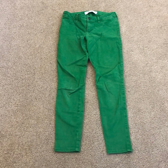 Abercrombie and Fitch green skinny’s size 4 - Picture 1 of 3